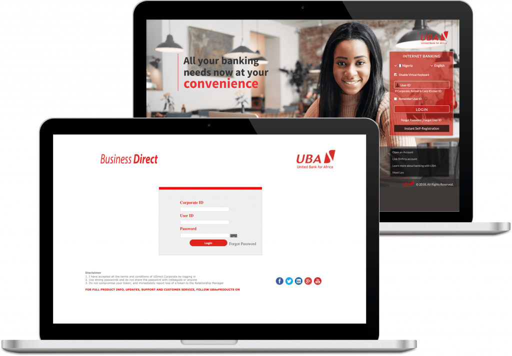 United bank of Africa internet banking and mobile app